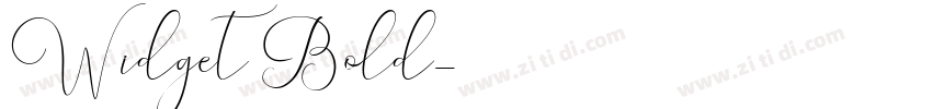 Widget Bold字体转换